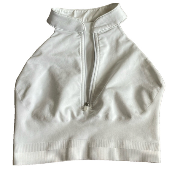 Alphalete amplify Cassio zip bra XS in white. - Picture 1 of 4